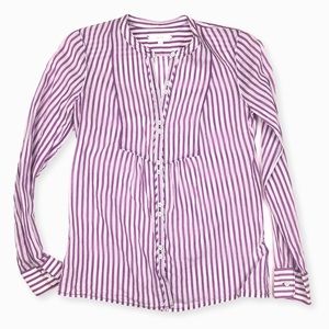 Madewell Eliot Purple Blouse